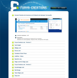 Aperçu pour Furya-Creations.net - Version 4